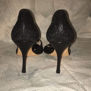 Jimmy choo sprinkle navy blue heels size 40